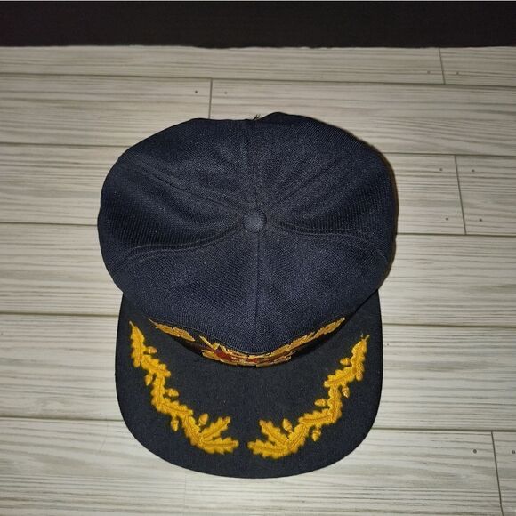 Vintage USS Vicksburg CG-69 Navy Eagle Hat Cap New Era Design Model Made In USA - Picture 2 of 9